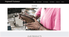 Desktop Screenshot of hopewellfootwear.com